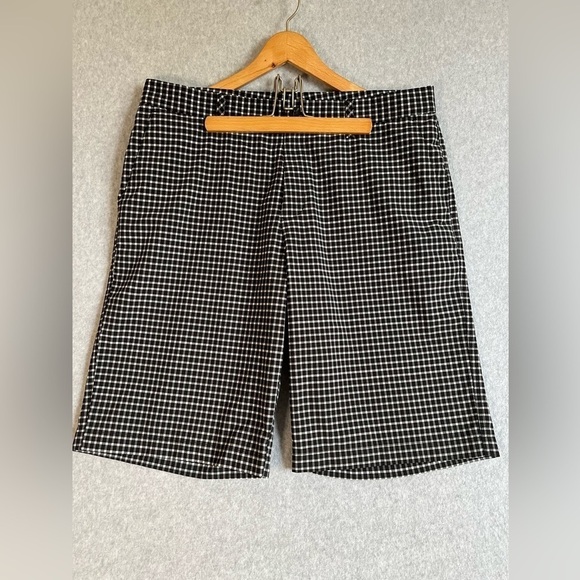 Adidas Shorts Mens  34 Vacation Pockets Check - Picture 1 of 4